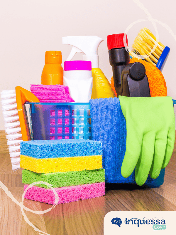 Household cleaning supplies